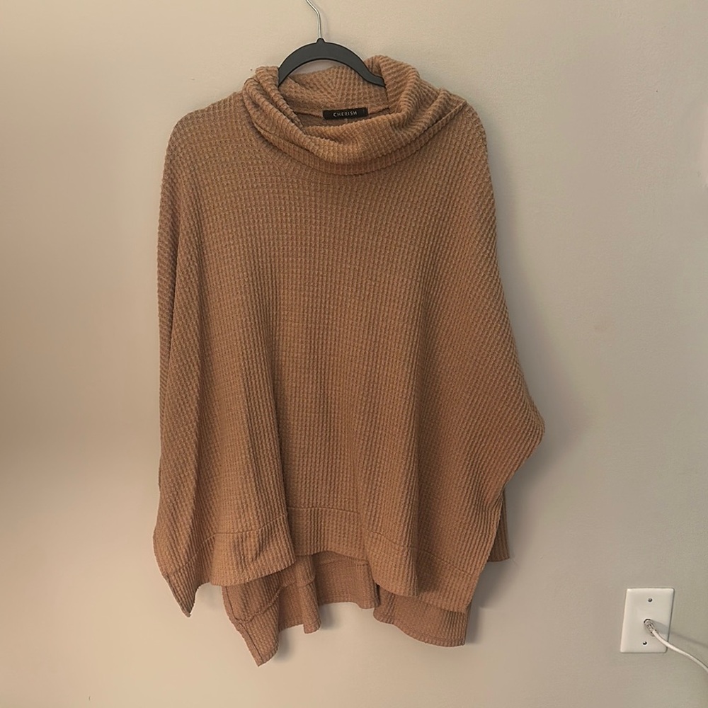 Cherish Earthy Brown Shrug Sweater with Elegant Design